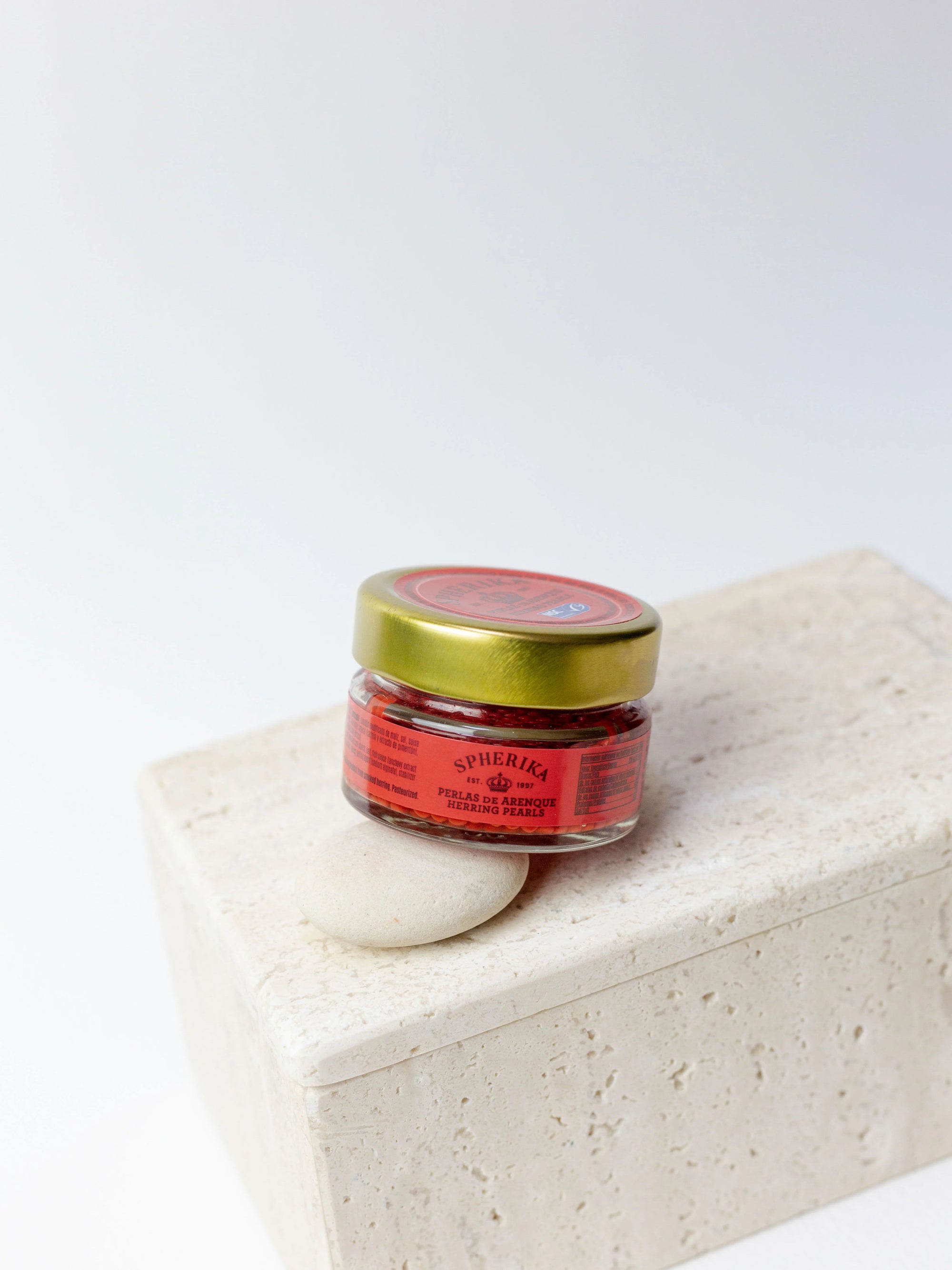 SPHERIKA, red smoked herring spheres 50g