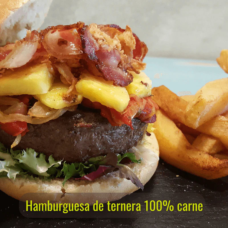 4 Hamburguesas ternera 100% natural de 200 gr/ un. En 2 paquetes