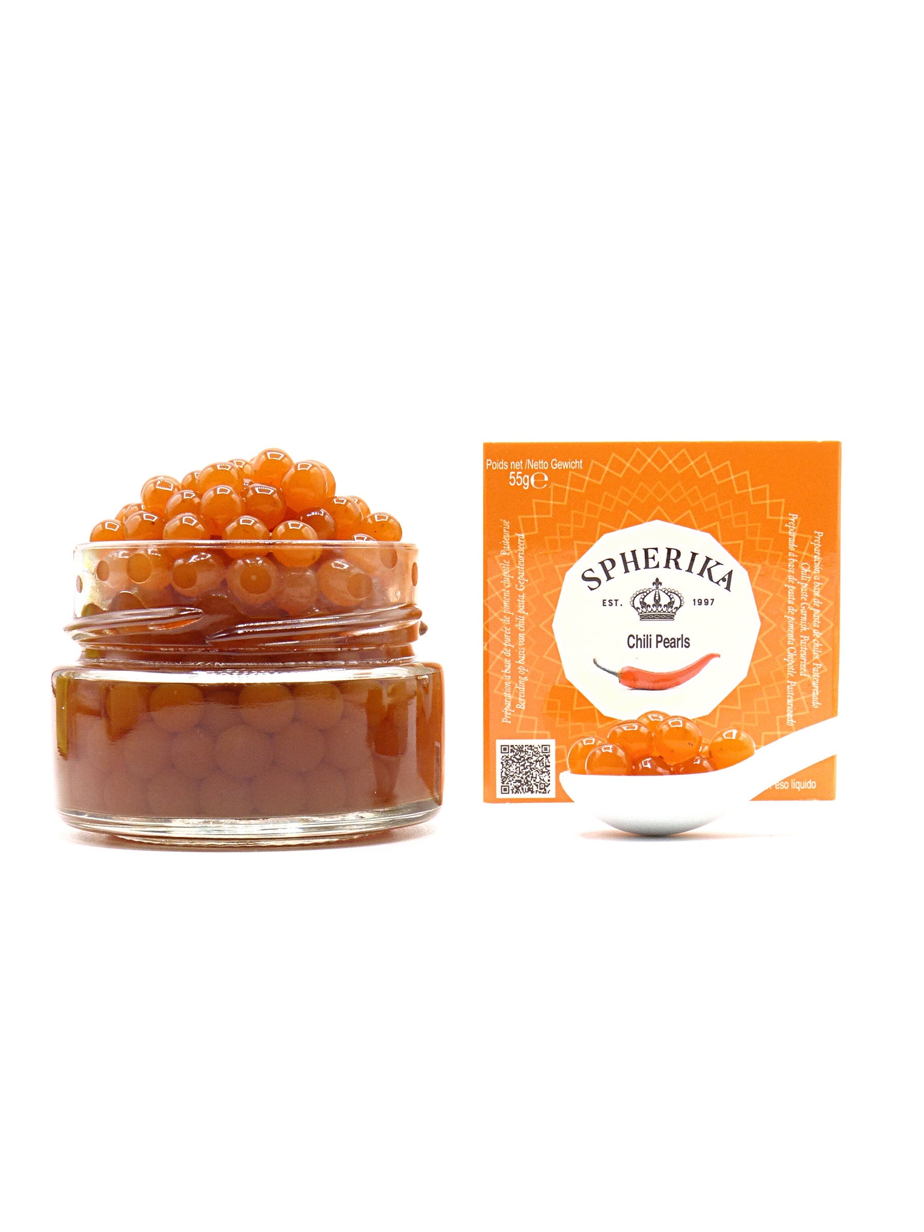 SPHERIKA, esferas de chile chipotle 55g