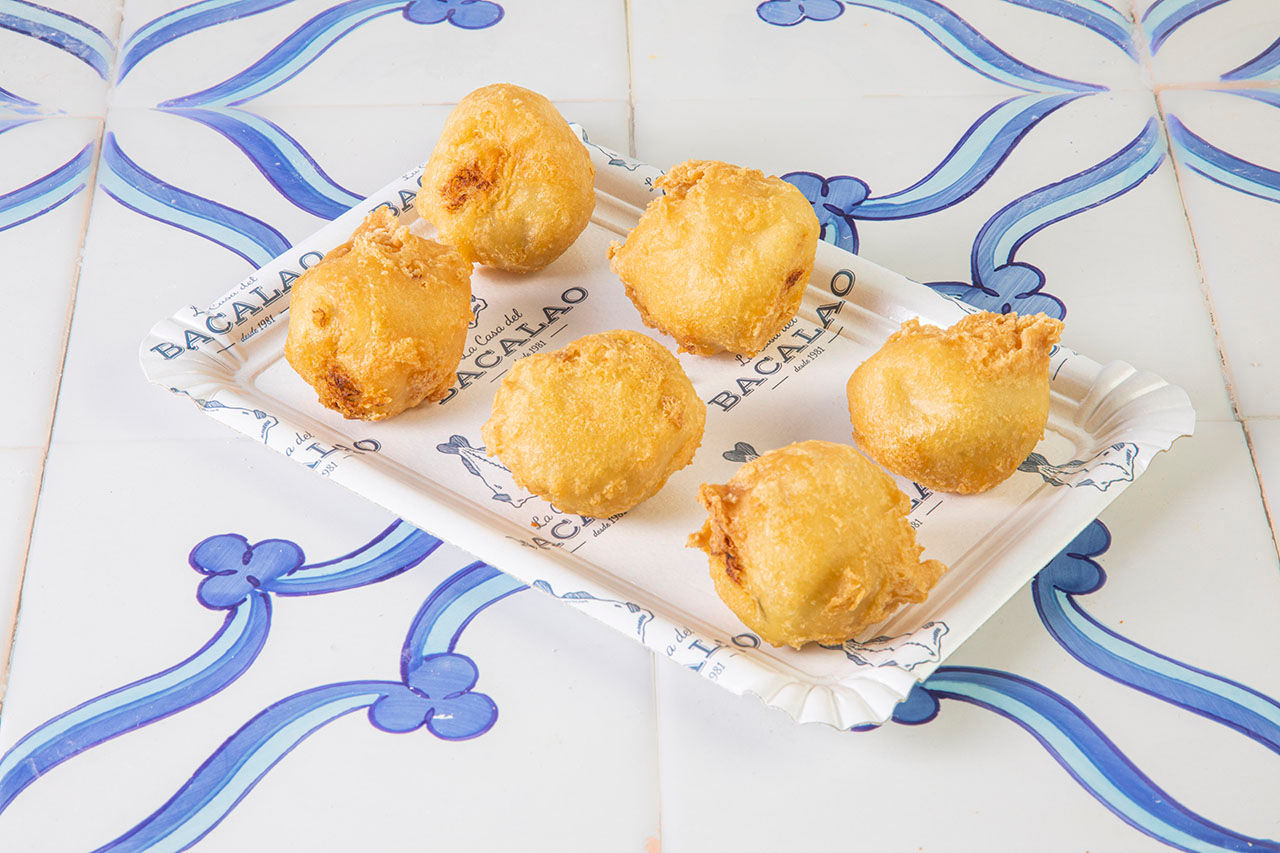 Cod fritters
