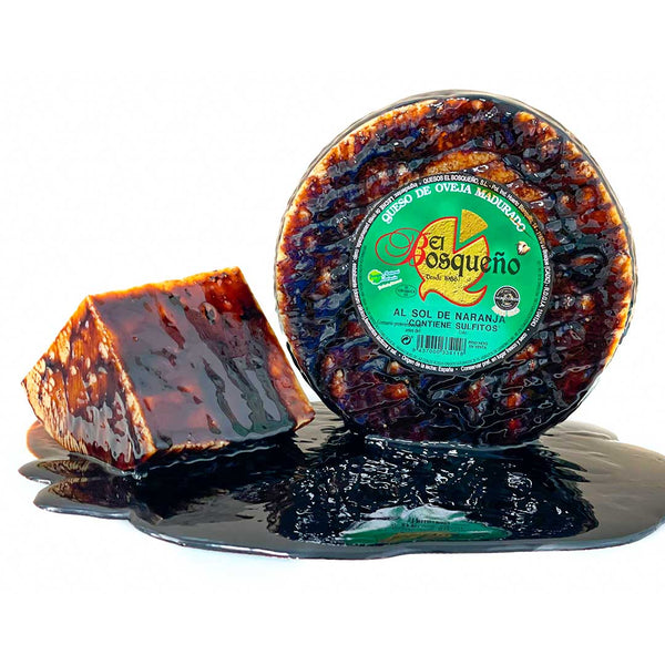 Sheep cheese cured with Orange Sun Wine
