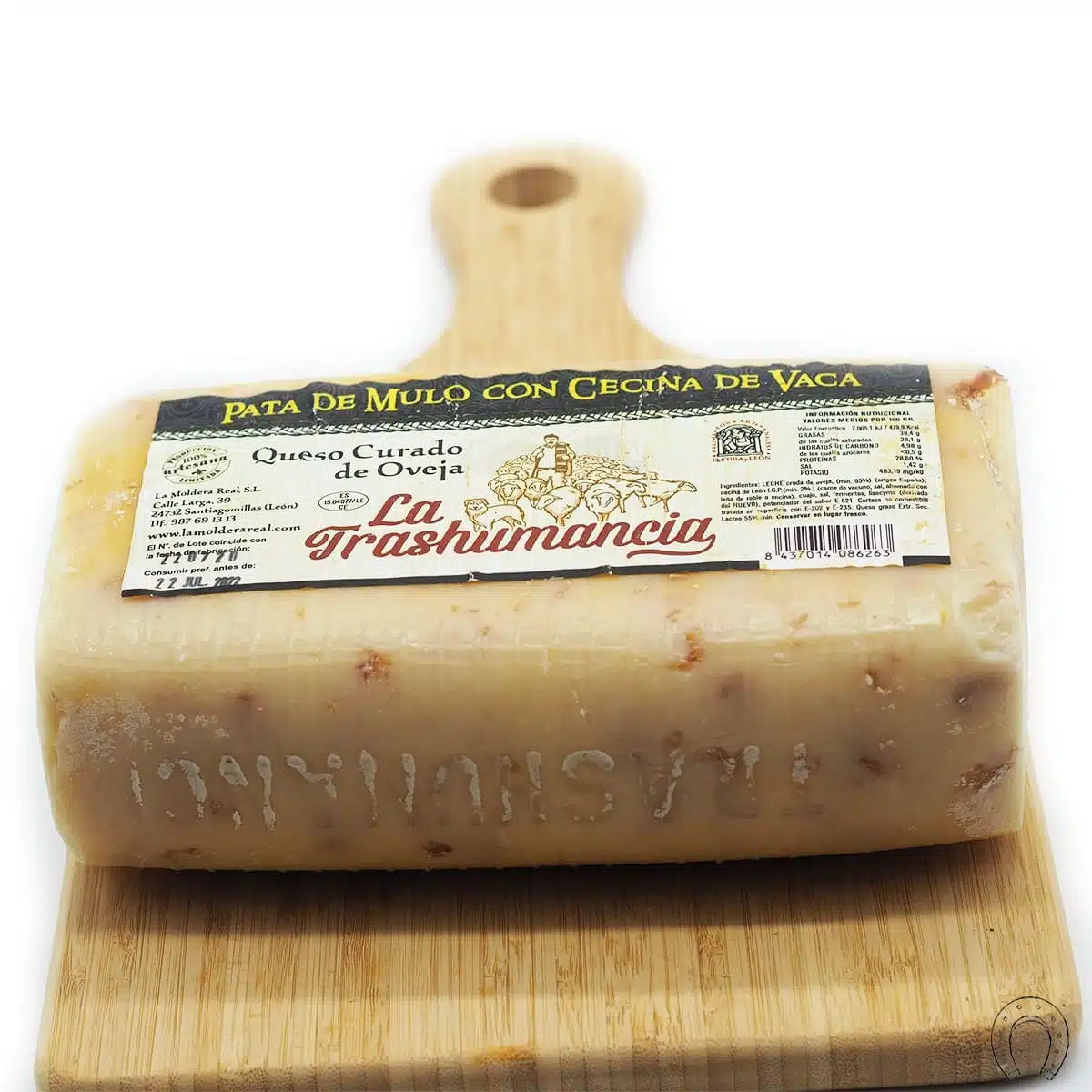 Pata de Mulo Cheese with cured meat - whole 2.5 kg