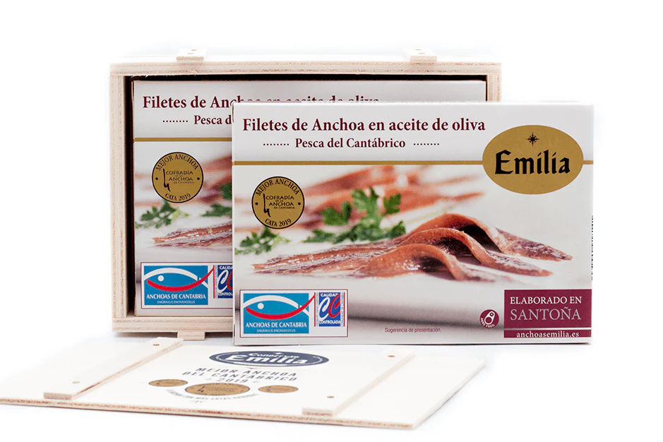 Cantabrian Anchovy Gold Detail Box