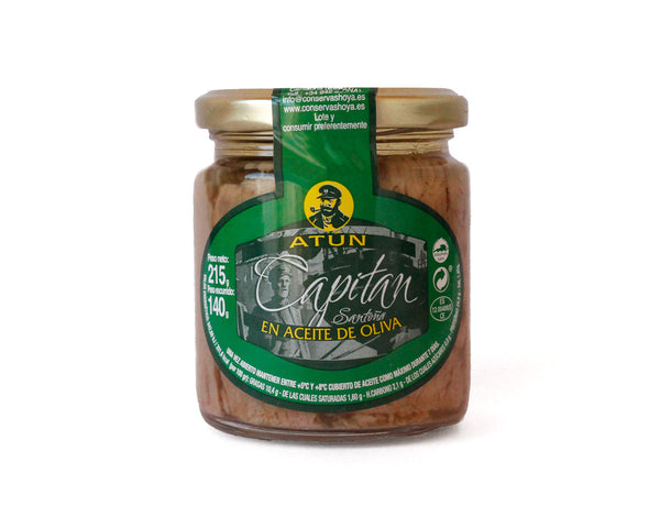 Tarro de atún en aceite de oliva CAPITÁN 215g