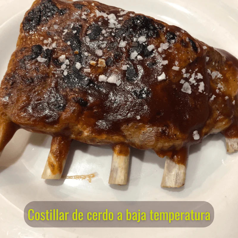 2 Costillares asado a baja temperatura, 500 g