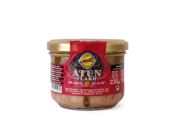 Tarro de atún claro en aceite de oliva HOYA 230g