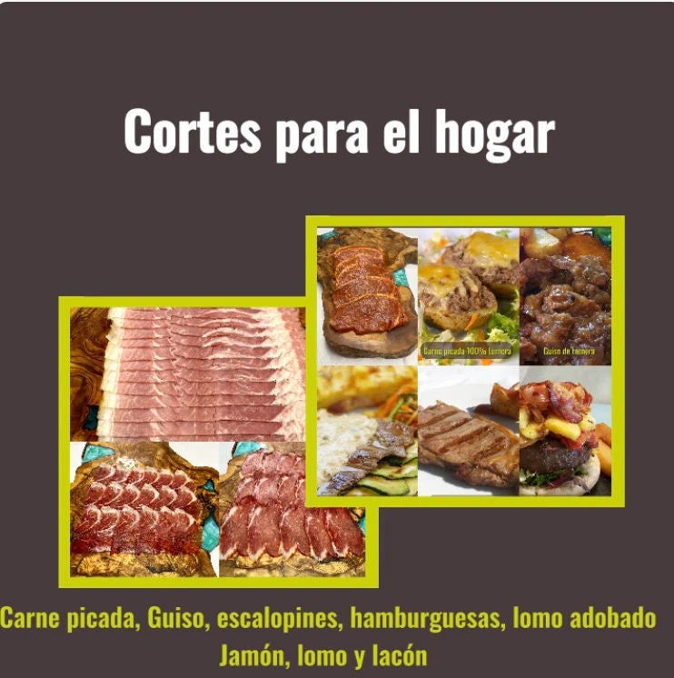 Cortes para el hogar con REGALO de Planning de menús quincenal