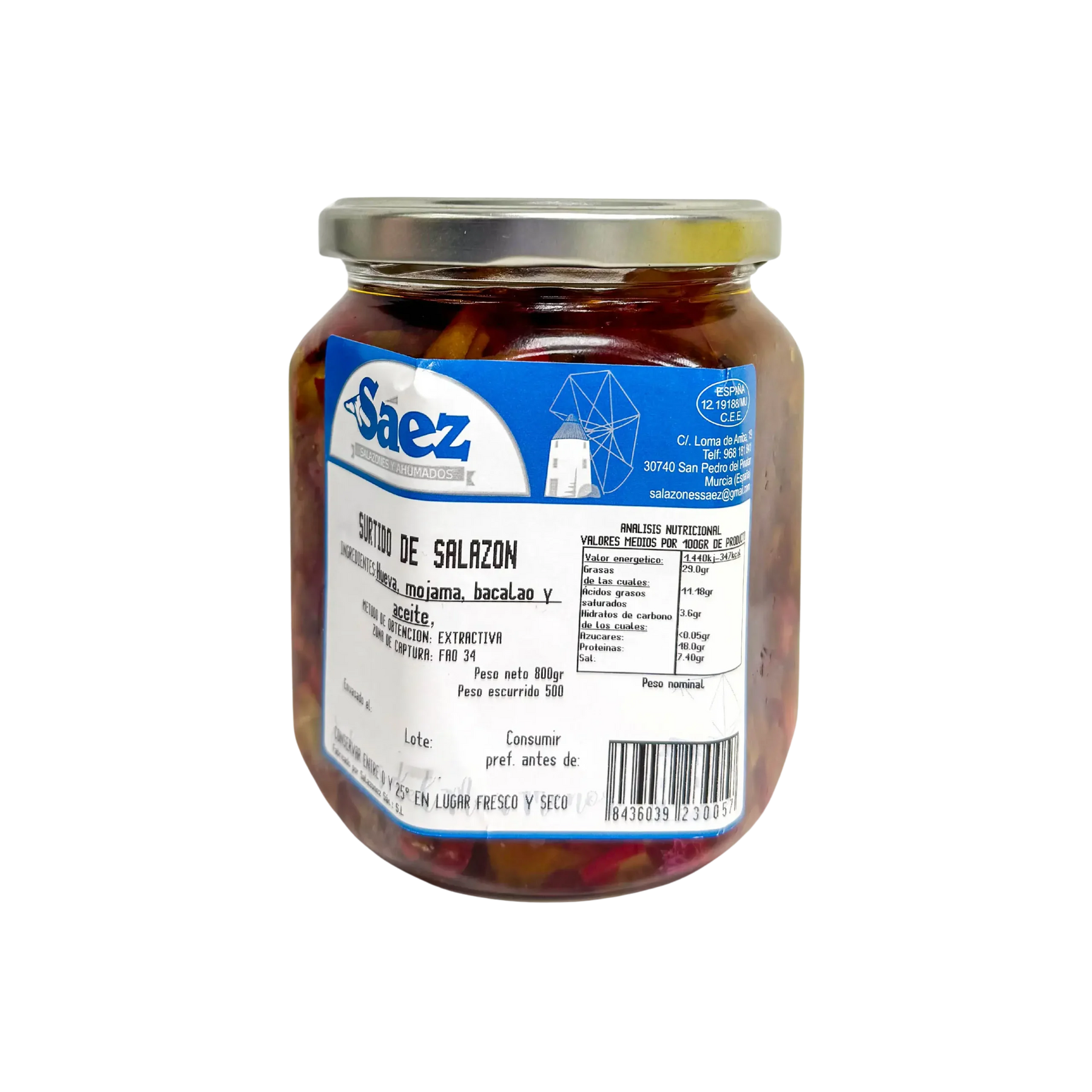 Assortment of Salmenor salted fish