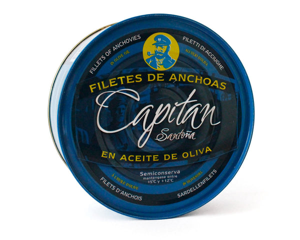 Anchoas en aceite de oliva CAPITÁN 1000g