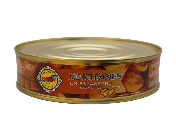 Large pickled mussels 20/25 pieces HOYA 490g