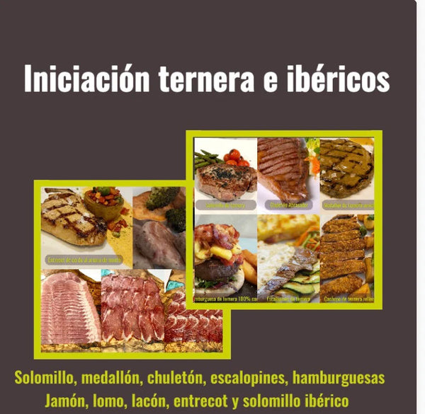 Lote de iniciación ternera e ibéricos de crianza propia
