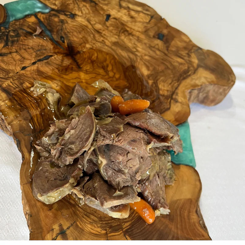 Pickled beef roasted at low temperature 700 g