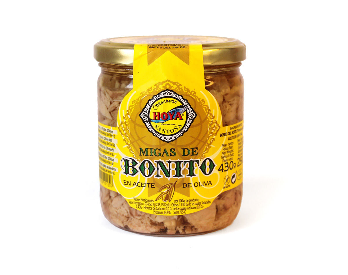 HOYA 430g Jar of Bonito del Norte Crumble in Olive Oil 
