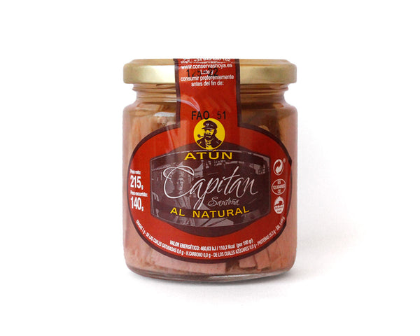 Tarro de atún al natural CAPITÁN 215g