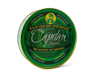 Anchoas en aceite de girasol CAPITÁN 500g