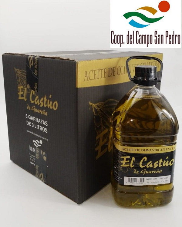 Aceite de Oliva Virgen Extra 6 garrafas de 3 L