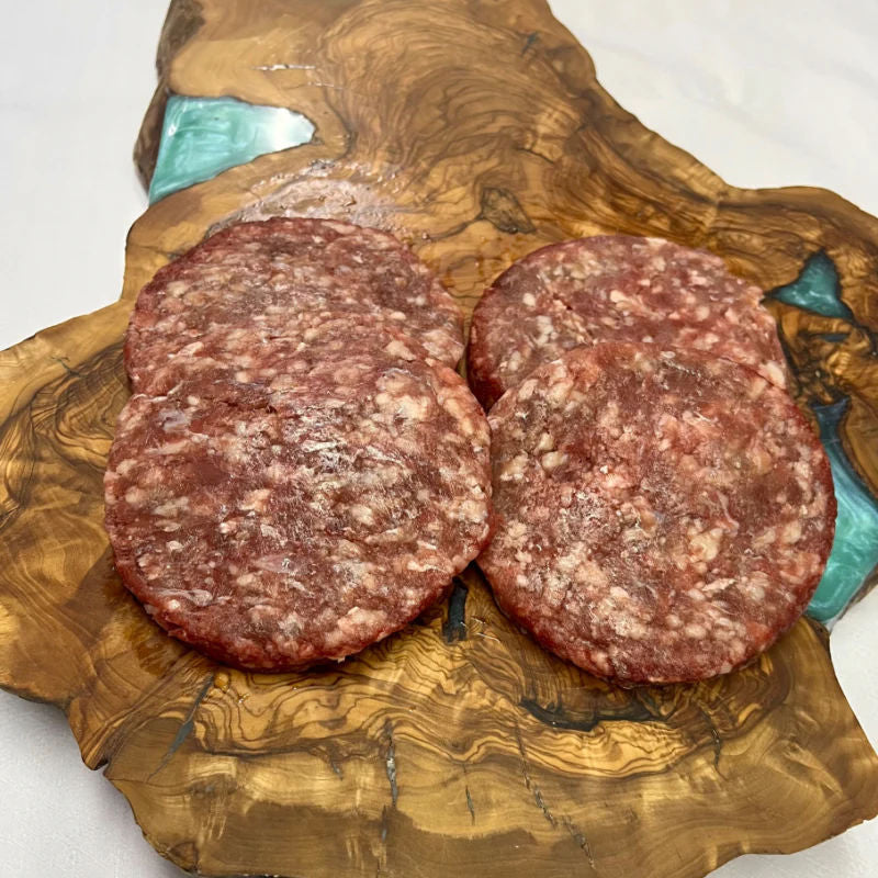8 Hamburguesas de Ternera 100% natural de 120 gr/ En 2 pack