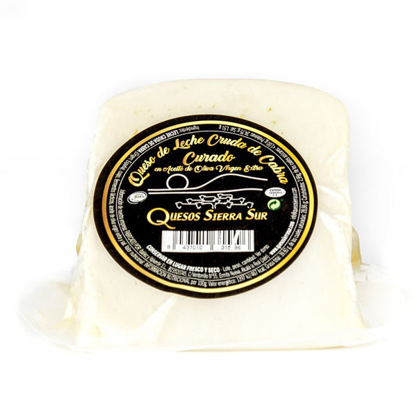 Queso curado de cabra de leche cruda en AOVE Cuña