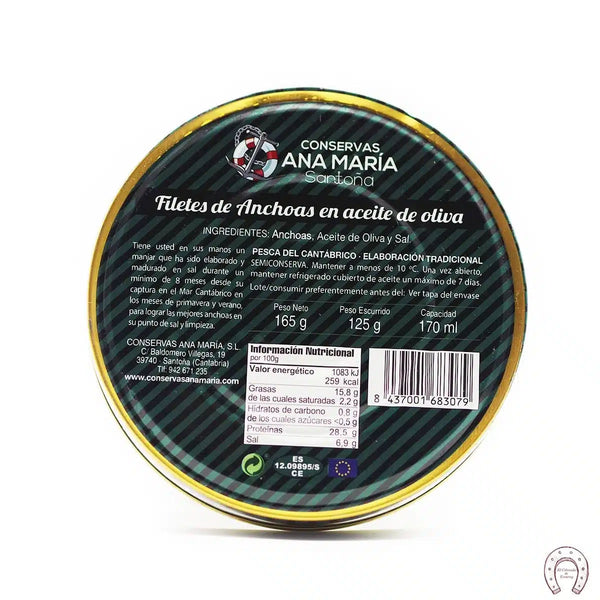 Anchoa de Santoña AVOE - Serie oro, lomo ancho
