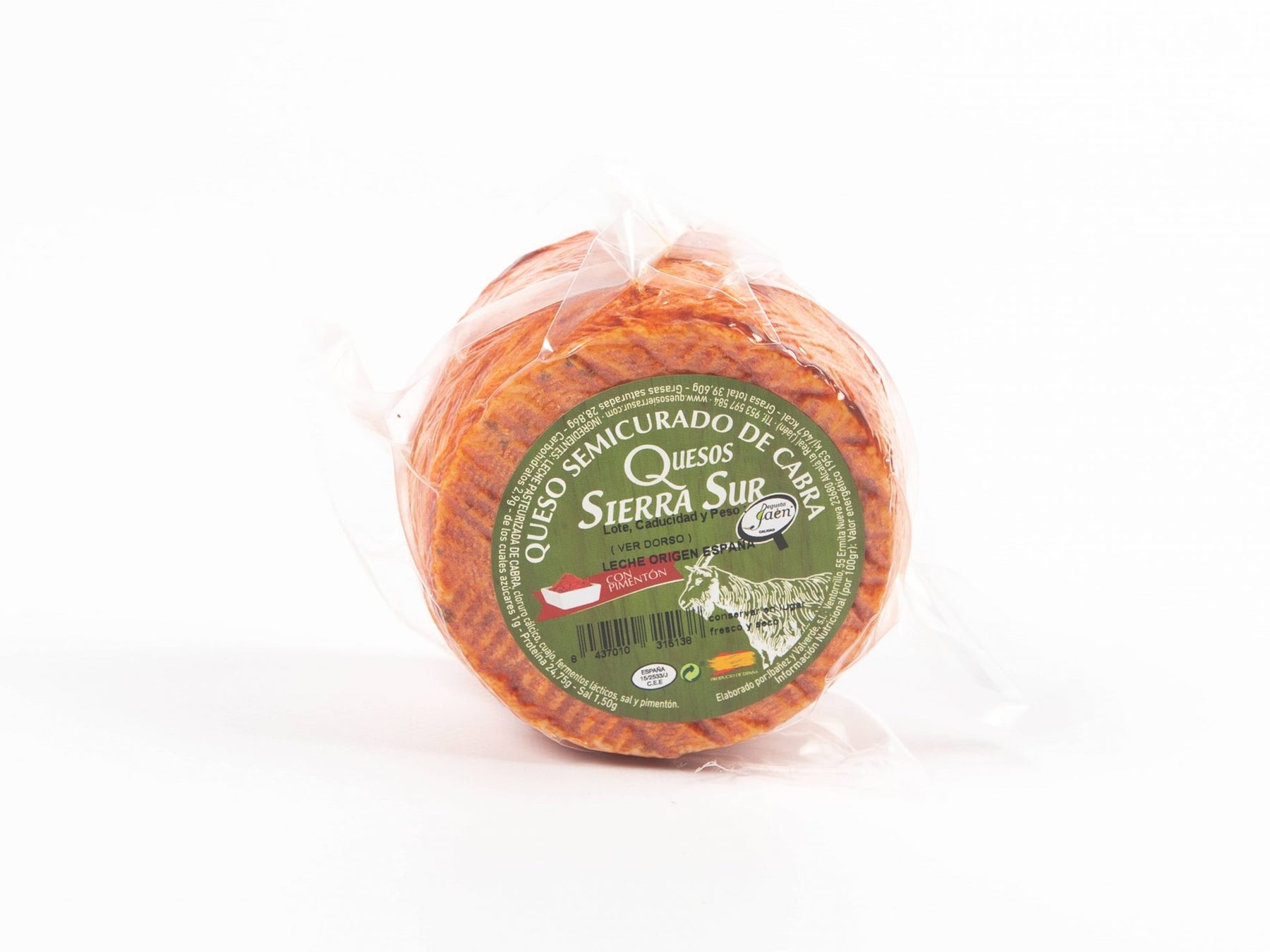 Semi-cured goat cheese 0.400 kg with paprika