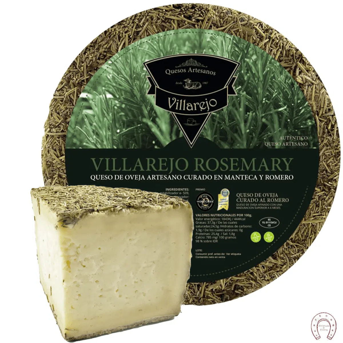Queso oveja al Romero - cuña 370g