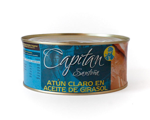 Atún claro en aceite girasol CAPITÁN 1000g