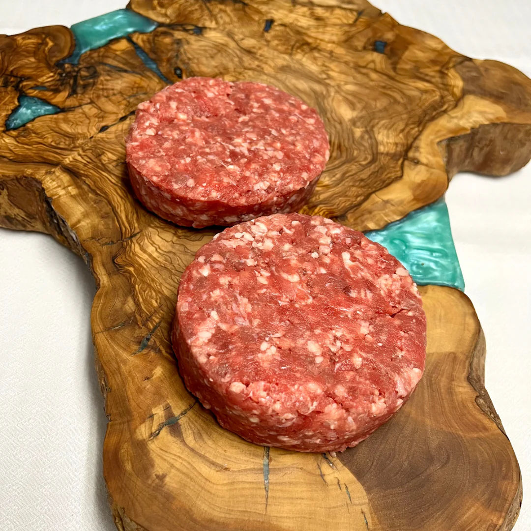 4 Hamburguesas ternera 100% natural de 200 gr/ un. En 2 paquetes