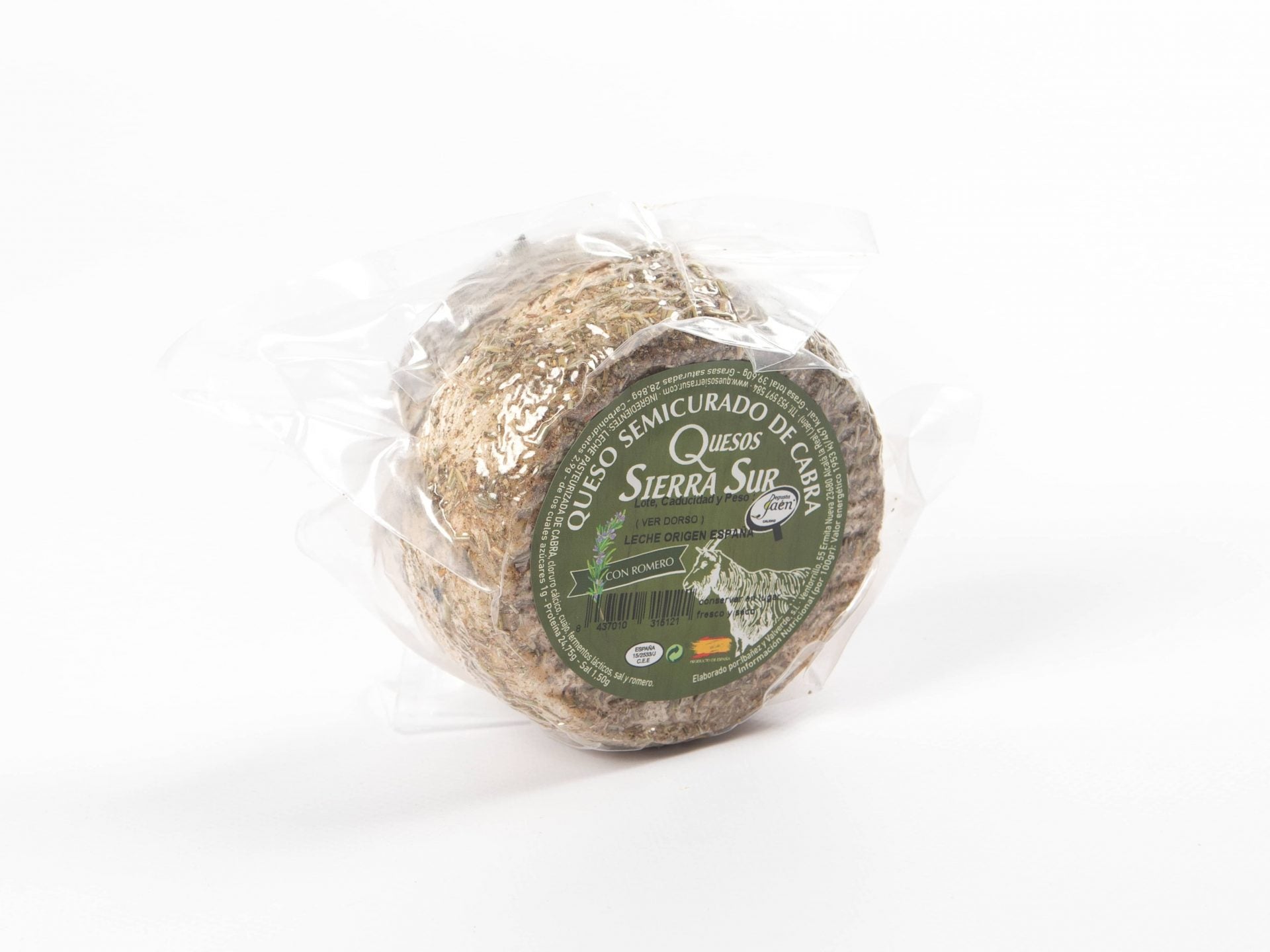 Semi-cured goat cheese 0.400 kg with rosemary