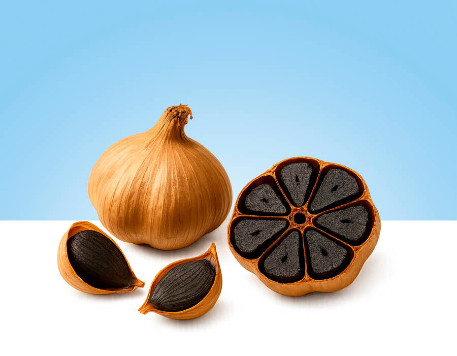 Ajo negro, paquete