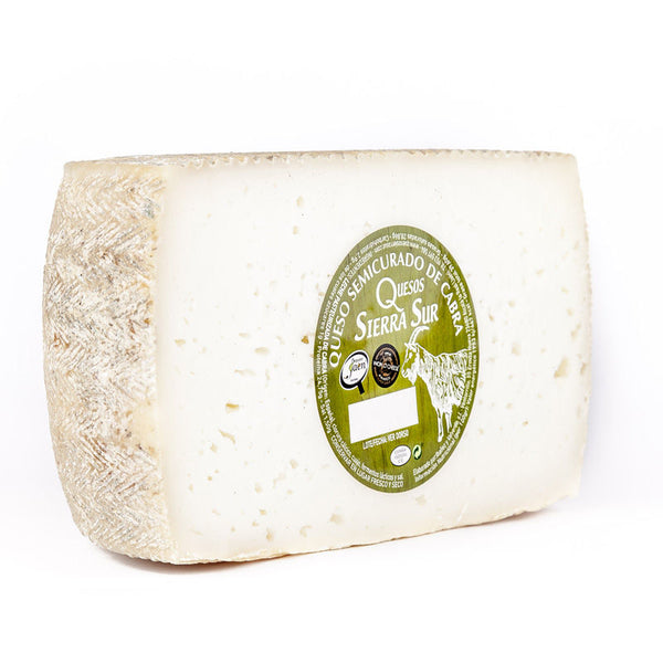 Large semi-cured goat cheese