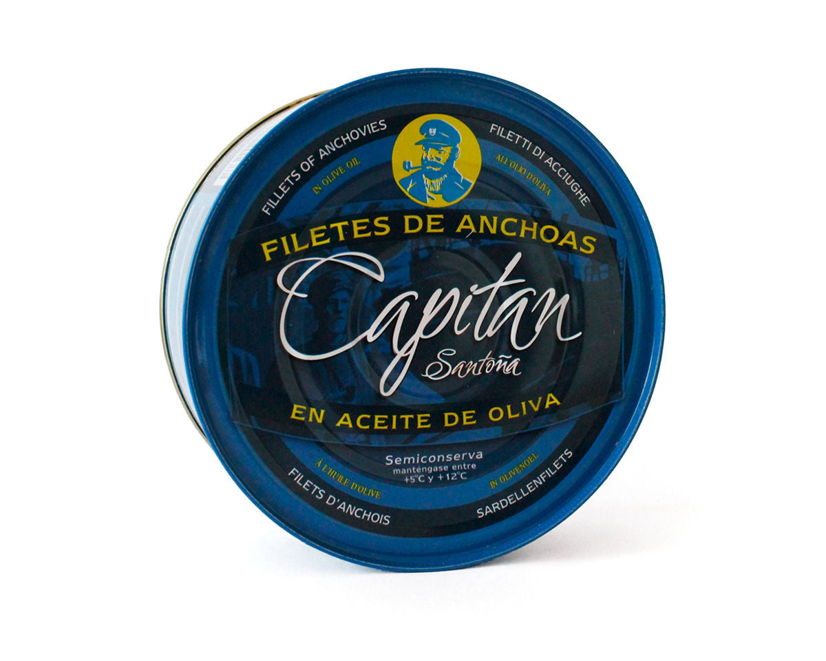 Anchovies in olive oil CAPITÁN 500g