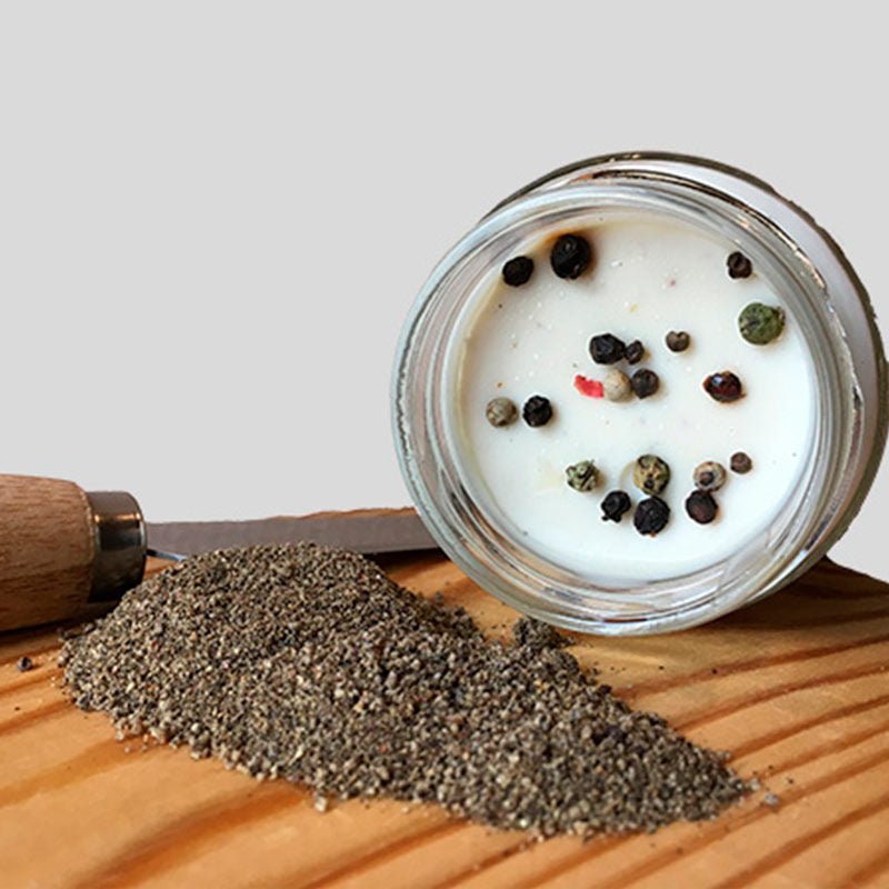 Peppered cream cheese