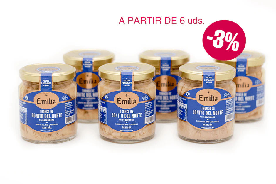Pickled northern bonito, 225g jar.