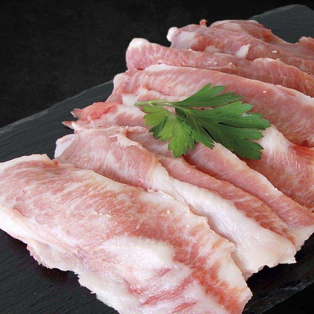 Tray of Scorching Pork Secretillo, Sliced. Approx. 750 g
