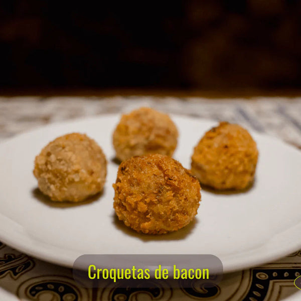 1 kg of Iberian bacon croquettes, approx. 30 units.