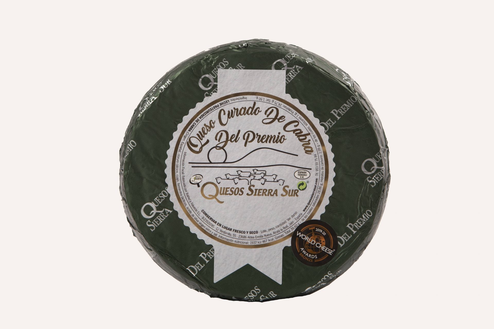 Cured goat cheese "Del Premio" wedge