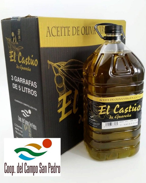 Aceite de Oliva Virgen Extra 3 garrafas de 5 L