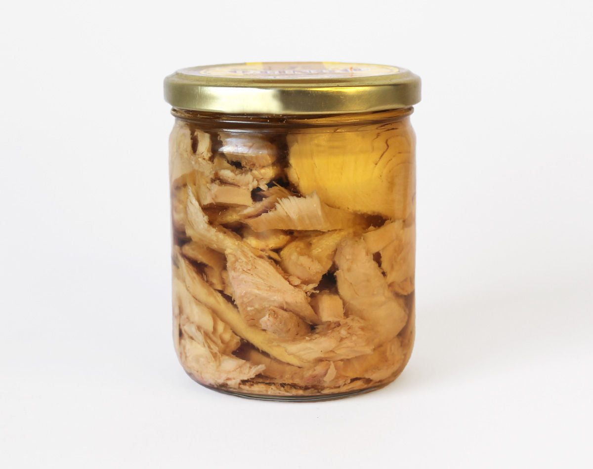 Tarro de trozos de Bonito del Norte en aceite de oliva HOYA 400g
