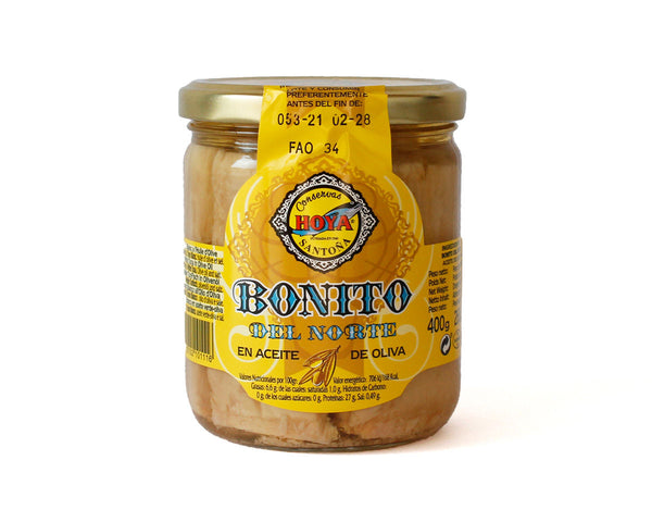 Tarro de Bonito del Norte en aceite de oliva HOYA 400g