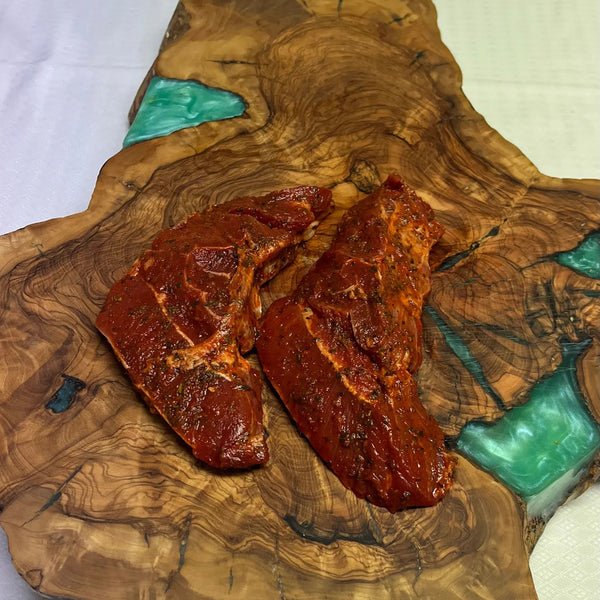 Jamón adobado fileteado, bandeja de 800 g.