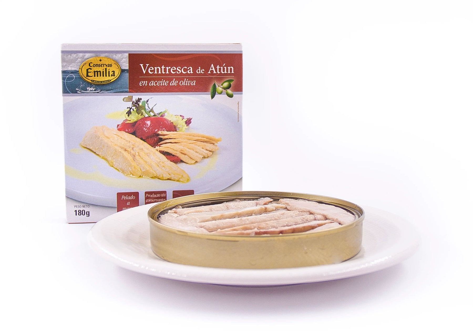 Tuna belly in olive oil can 180gr.
