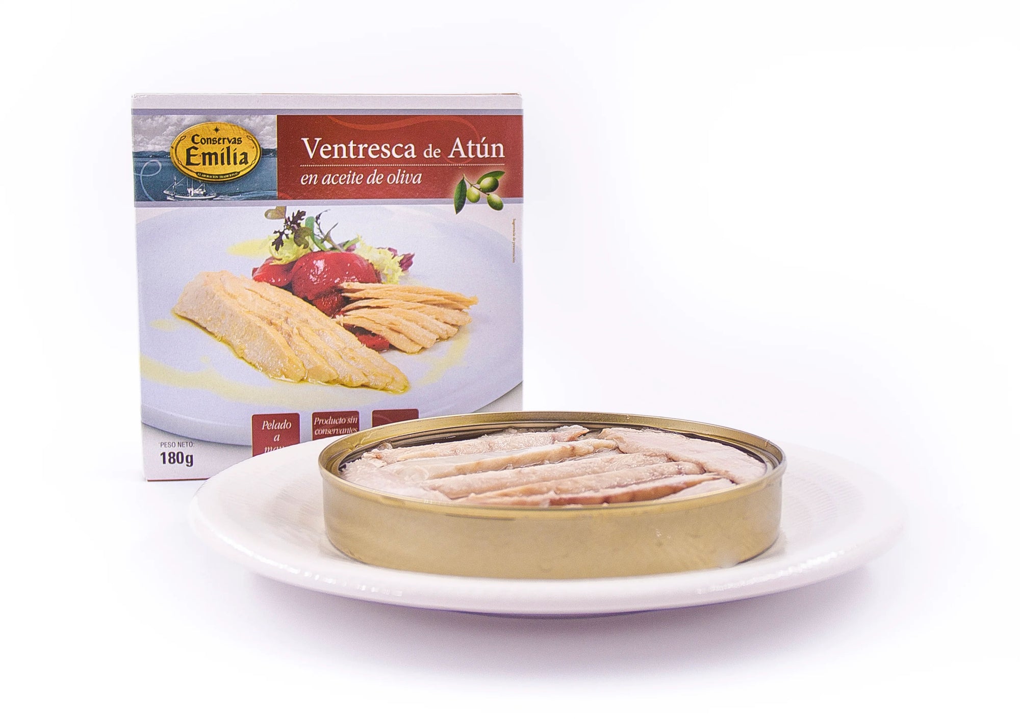 Tuna belly in olive oil can 180gr.